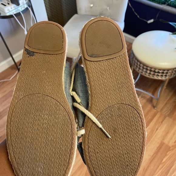Michael Kors Denim Lace up Espadrille - Picture 3 of 3